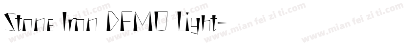 Stone Iron DEMO Light字体转换